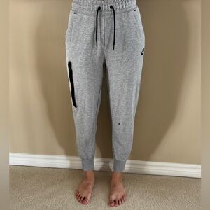Nike Light Gray Sweatpants with Black Accents